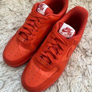 Red Nike Air Force 1 Men's size 5/Women's size 7 FREE SHIPPING